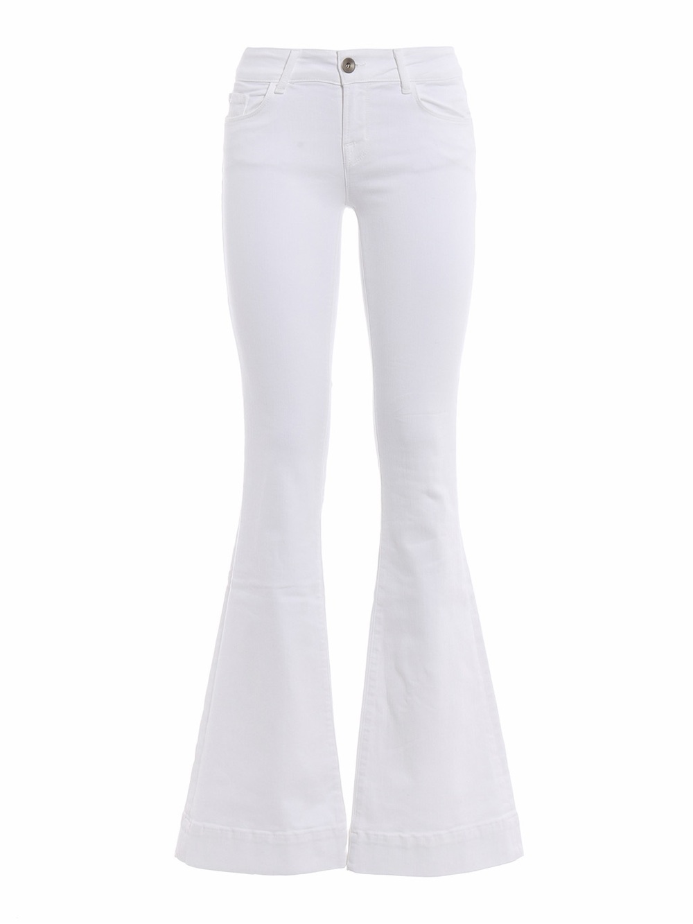 J Brand White Flare Jeans
